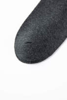 戈宝男士纯色长筒袜子黑灰色